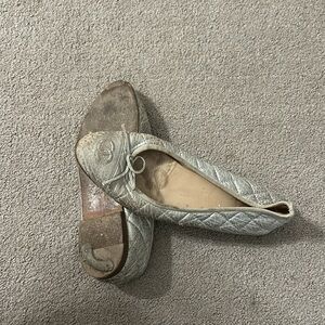 Chanel quilted balet flats
